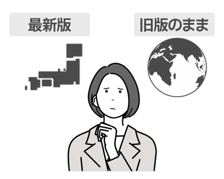 管理が複雑で困っている女性