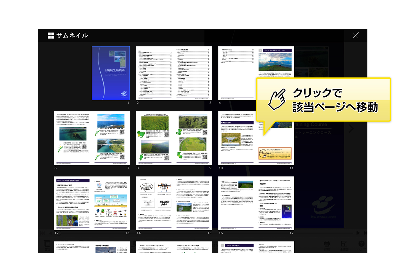 サムネイル機能